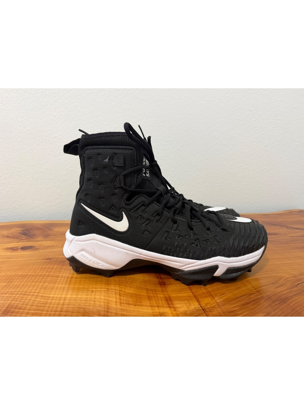 NIKE Force Savage Elite Shark Football Cleats Shoes Men's Size 12.5W 923089-010